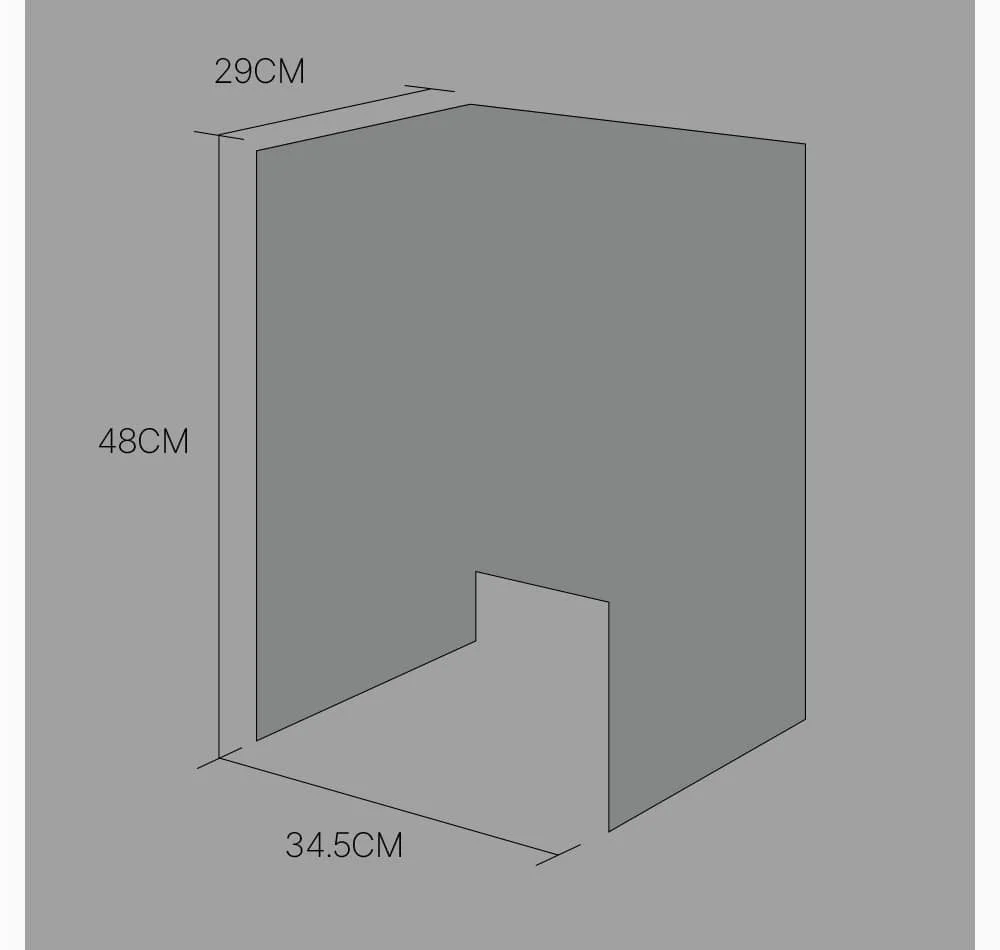 맥스 사각 투명 플라스틱 거실 협탁 쇼파 사이드 테이블 상세 이미지 21