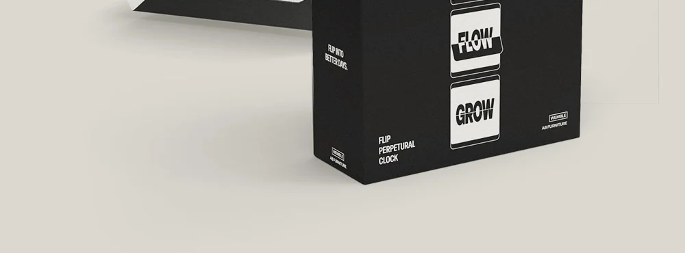 웸블 무소음 플립 벽시계 레트로 인테리어 데스크테리어 탁상겸용 상세 이미지 7
