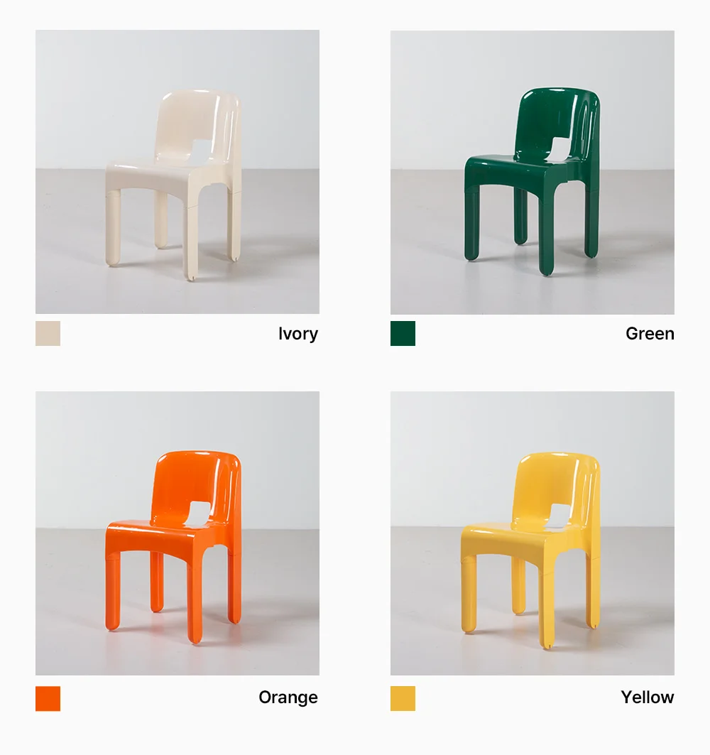 유니 레트로 빈티지 플라스틱 사이드 체어 4color 상세 이미지 22
