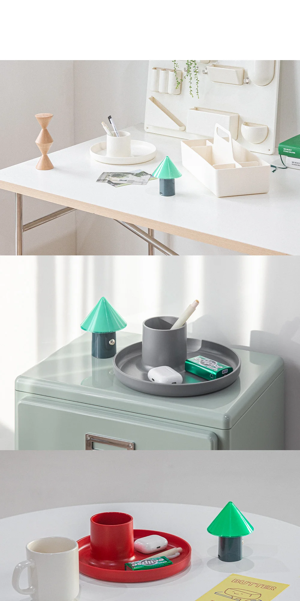 로터스 더블 데스크테리어 오거나이저 3colors 상세 이미지 15