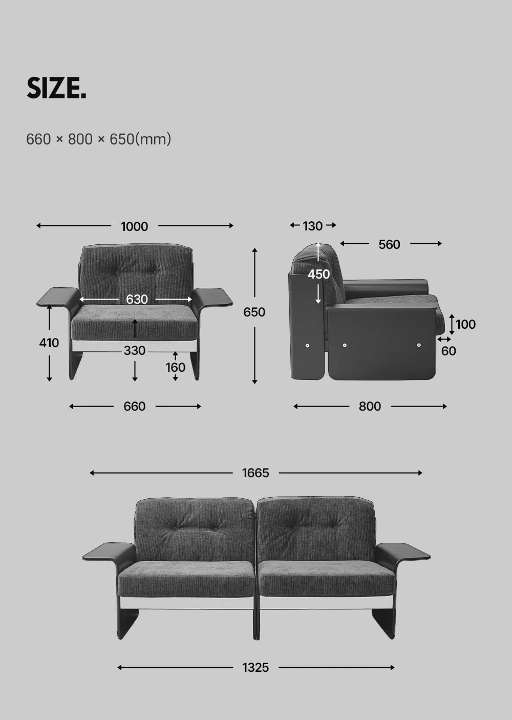 OTE 데니쉬 쇼파 테이블 세트 알러지프리 패브릭 모듈소파 2인 3인 4인 상세 이미지 60