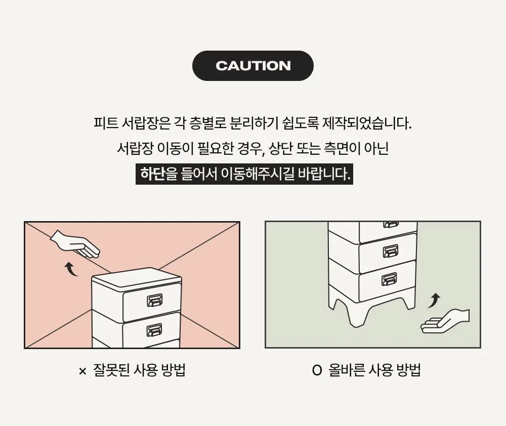 피트 미드센츄리 모던 플라스틱 서랍장 수납장 상세 이미지 36